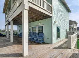 Walk to Coast Crystal Beach Gem with Deck and Views