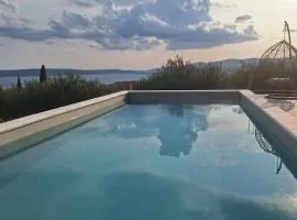 Villa La mia Ivana with pool and view