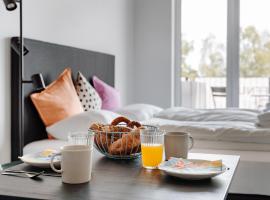 Skyrise Aparthotel Rammingen - Moderne Apartments mit Küche & Parkplatz, hotel a Bad Wörishofen