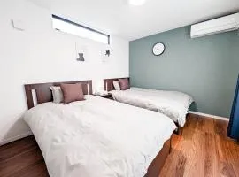 和の家-南天l带有超大露台的独栋别墅,3间卧室最多可以住8人,步行至地铁站,三站到达心斋桥