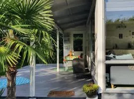 Palm tree beach house