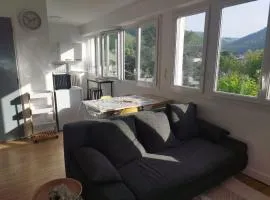 Coucher de soleil, gros matelas, parking, 2 lits, lave-linge, wifi, netflix