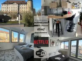Duplex 65m2 lumineux avec vue sur le chateau 3 étoiles