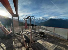 Mont Blanc view on a 40m2 Terrace, Hotel in Passy