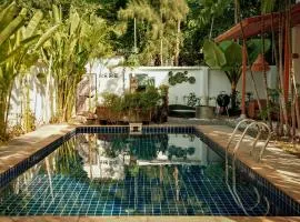Beachfront pool villa