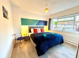 3BDR Free Park-Wi-Fi near Stadium Short&Long stay