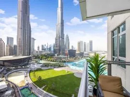 Durrani Homes - Modern Living 3br with Burj Khalifa and Fountain View - third room without partition