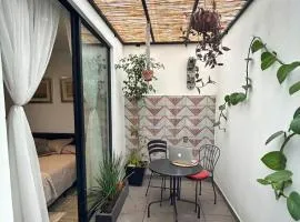 Suite Indiana c Terraza y estacionamiento 2 pers
