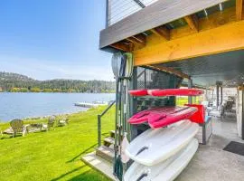 Lakefront Retreat with Kayaks, Paddle Boards and Deck!