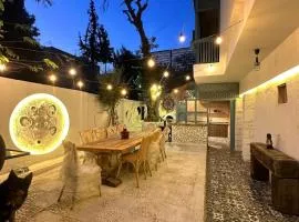 Rustic Luxe Garden Villa