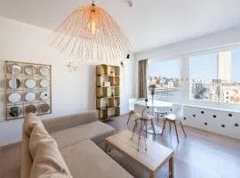 Studio near Belgian Coast with Sea View