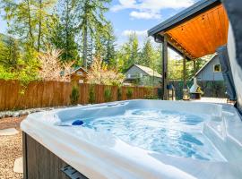 Mt Rainier Retreat Private Hot Tub Firepit, vila di Ashford