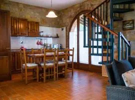 Panoramic renovated barn with terrace and pool