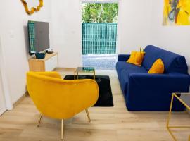 Aimeelie - spacieux T3 avec piscine, terrasse, idéal famille, calme et lumineux, hotel in Lamentin