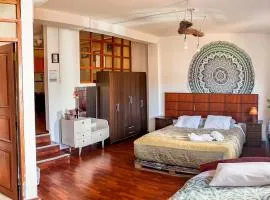 Terrace View House in Cusco Big Kitchen, Lounge and Private Yard