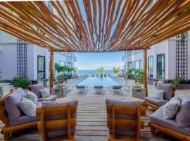 Diamante Beachfront Suites, hotel s jacuzzi v destinaci San Pedro