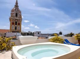 Edificio Ayos dentro la ciudad amurallada