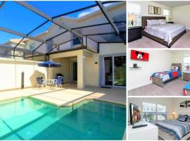 Luxury 4BR Townhome Champions Gate Resort - Golf Course, Lazy River, Oasis Club Access & Private Pool, hotel em Davenport