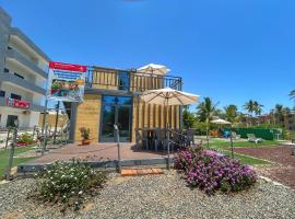 Yellow house 6 minutos de playa