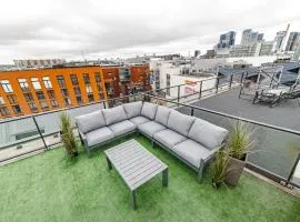 Rotermann Quarter Apartment with Rooftop Terrace & Panoramic View