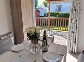 Mobile home with shared pool in Saint-Arnoult