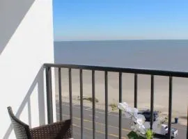 Beautiful renovated oceanfront, Galveston condo- fits up to six people!