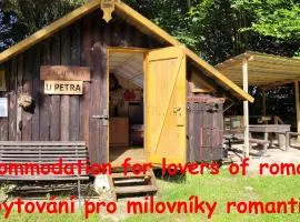Chatka na břehu rybníka Pupek