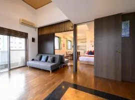 COCOSTAY 中広ネオイズム 最大10人 閑静な住宅街にある贅沢80m2の最上階プライベートオーナーズルーム