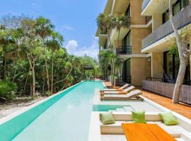 Apartment in Tankah Bay Tulum where Jungle meets Beach, hotelli kohteessa Tulum