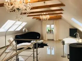 VILLA SUNSHINE "SUNSHINE SUITE" NAD JEZIOREM KOMINEK i WANNA w SALONIE OGRóD BALKON