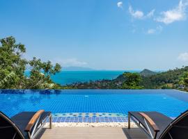 Superbe Villa 3 Chambres Vue Mer Beautiful 3-Bedroom Sea View Villa, hotel i Amphoe Koh Samui