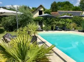 Magnifique Refuge avec piscine et animaux situé au coeur des châteaux de la Loire et des vignobles