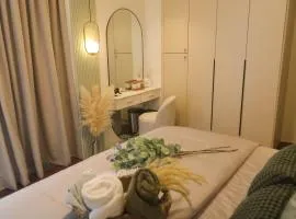 Stylish Tambuli Resort Condotel with panoramic Mactan seaview from high floor