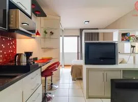 Studio Moderno | Piscina, Academia, Shopping e +!