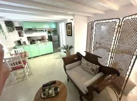 Traditional wood and stone Studio