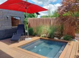 Ferienhaus Berge und See mit Whirlpool und Sauna