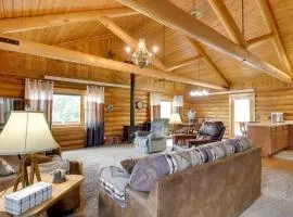 Hill City Log Cabin Along Newton Creek!