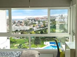 Estudio vistas campo golf y piscina