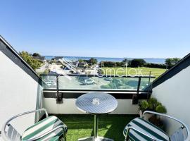Lovely ! Studio balcon - Vue océan 360 – hotel w mieście Larmor-Plage