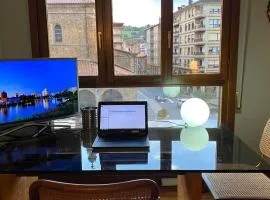 HomeOffice with Church Views