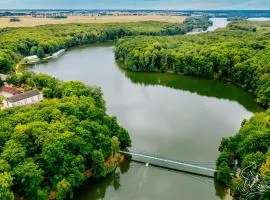 Przystań nad jeziorem Raduń