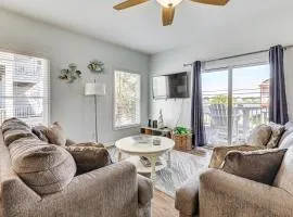 Carolina Beach Condo with Deck Steps to Shore!