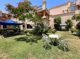 Lazorde bay sea front family chalet first row with garden سيدي عبد الرحمن الساحل الشمالي لازرودي باي