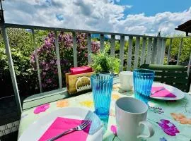 Berg Fux Fewo 2 Schlafzimmer, Balkon, Parkplatz, 1-2 Hunde