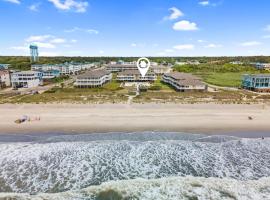 Southern Shores Oak Island Oceanfront with Pool Villa, hotel in Oak Island