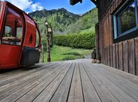 Chalet Le Nutshell - 4pers - Vue montagne au calme - Proche Annecy, La Clusaz, Grand-Bornand - AravisTour