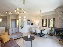 Pnoẽs Pelion Luxury Seaview Villa with priv Garden