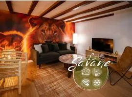 Le Savane - Grand Triplex 2 Salons Chaleureux