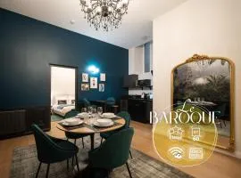 Le Baroque - Grand T2 Calme, Lit Queen Size