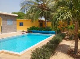 Small air-conditioned apartment with private pool